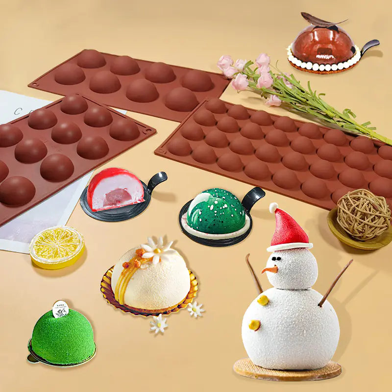 Sanjin 6-Cavity Silicone Mold for DIY Chocolate & Candy - Lunqara 