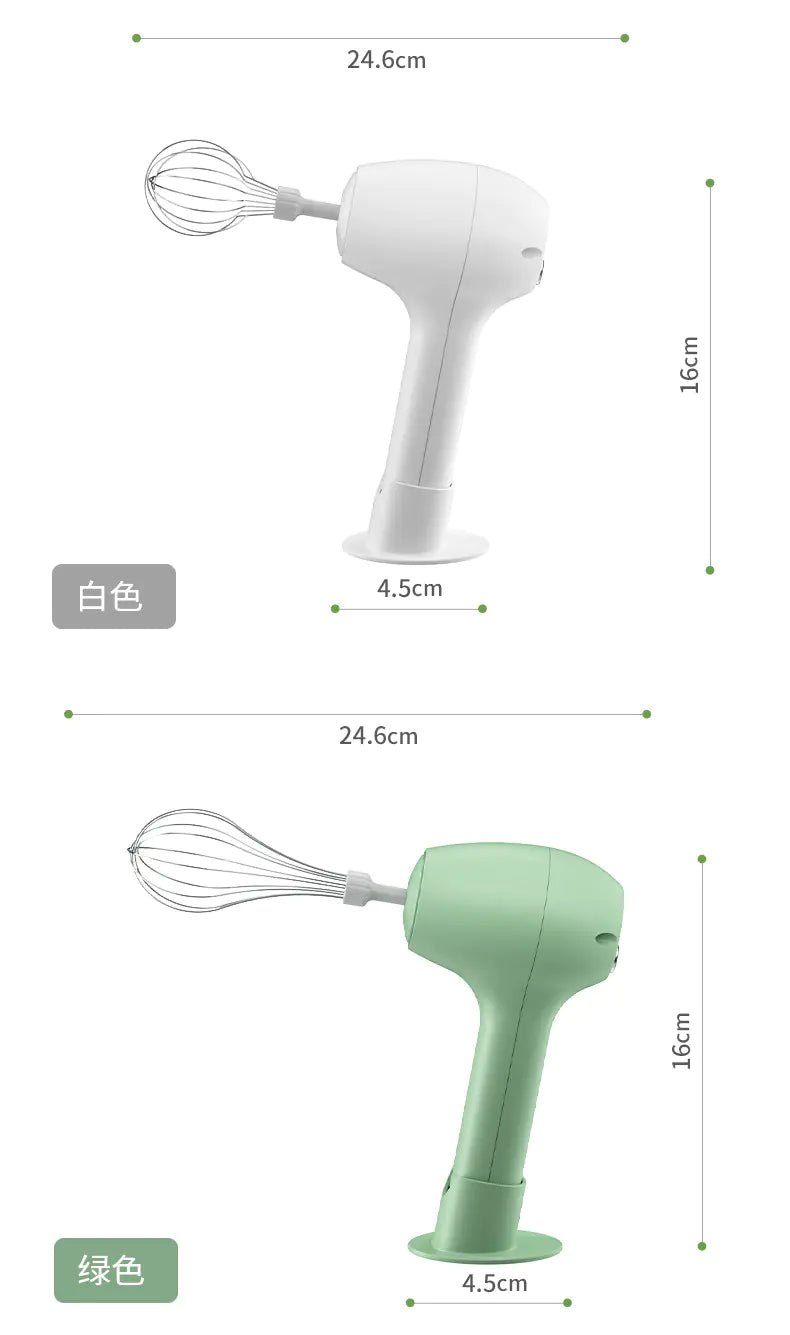 Electric Handheld Egg Beater for Baking and Mixing