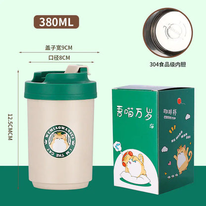 Double-Layer Insulated Stainless Steel Travel Mug - Lunqara 
