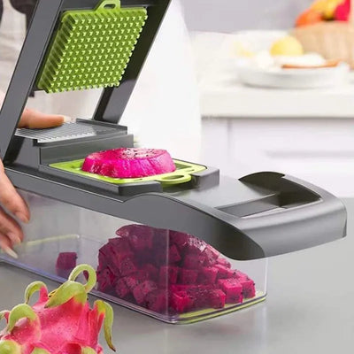 15-in-1 Multi-Function Vegetable Chopper & Slicer Set - Lunqara 