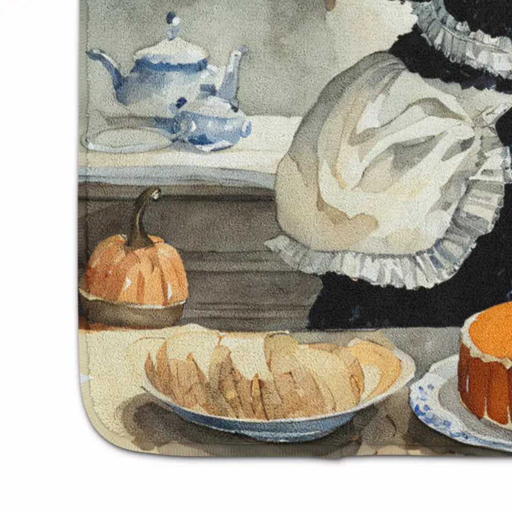 Poodle Fall Kitchen Pumpkins Memory Foam Kitchen Mat - Lunqara 