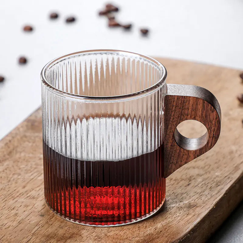 Italian Style Glass Coffee Cup