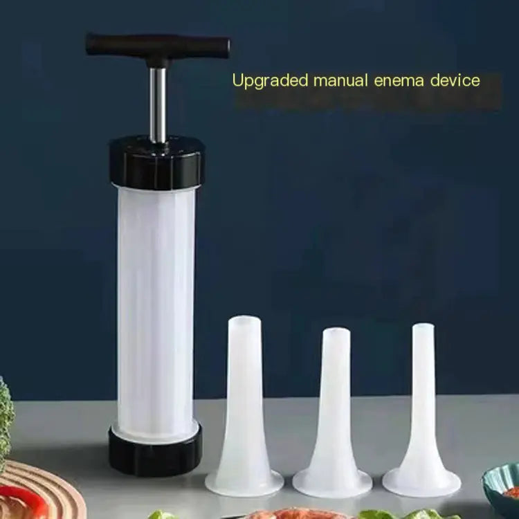 Manual Sausage Stuffer for Home Use and Crafting - Lunqara 