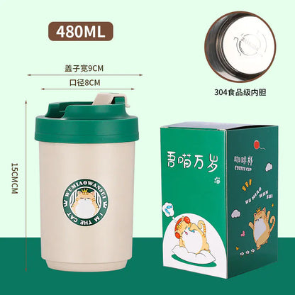 Double-Layer Insulated Stainless Steel Travel Mug - Lunqara 