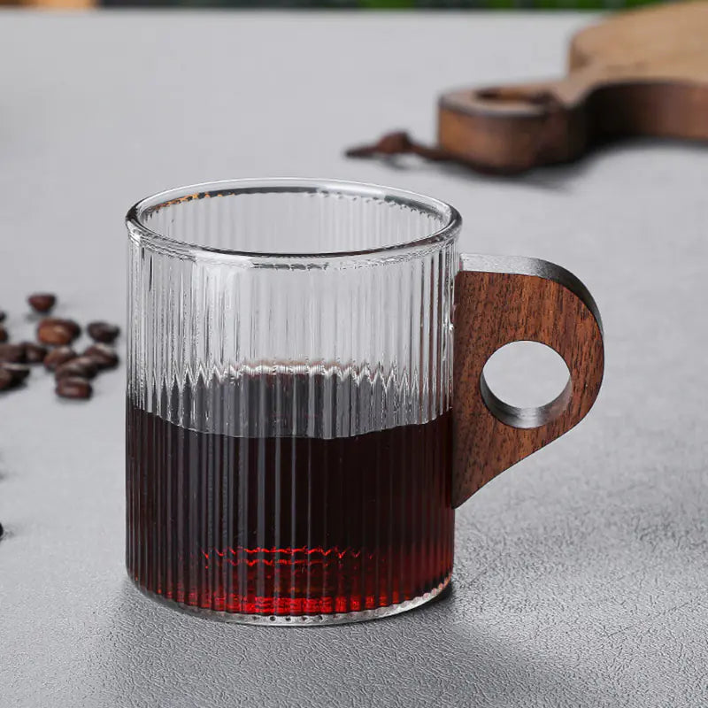 Italian Style Glass Coffee Cup