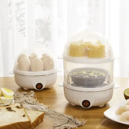 Double Layer Stainless Steel Egg Poacher - Lunqara 