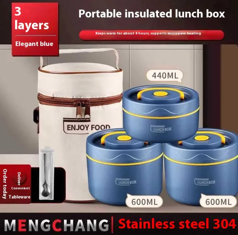 Multi-layer Extra Long Insulation Lunch Box