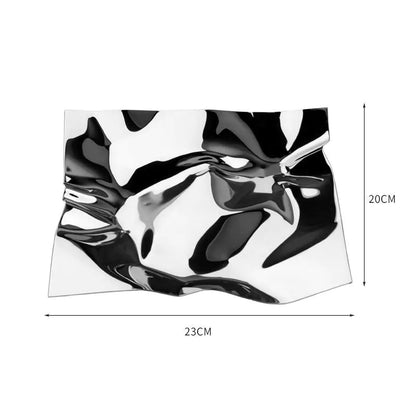 Nordic Style Stainless Steel Irregular Fruit Bowl