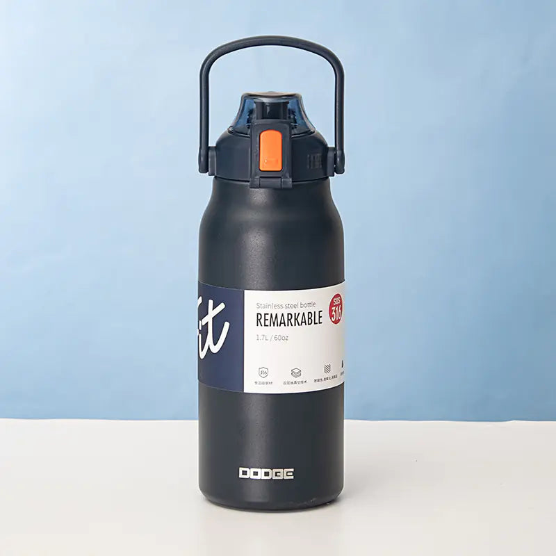Dodge Large Capacity Insulated Stainless Steel Cup - Lunqara 
