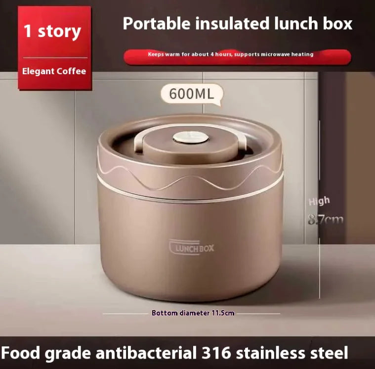 Multi-layer Extra Long Insulation Lunch Box