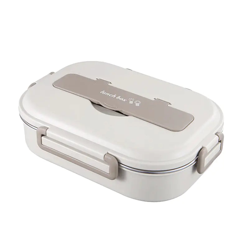 304 Stainless Steel Sealed Bento Box with Five Compartments - Lunqara 