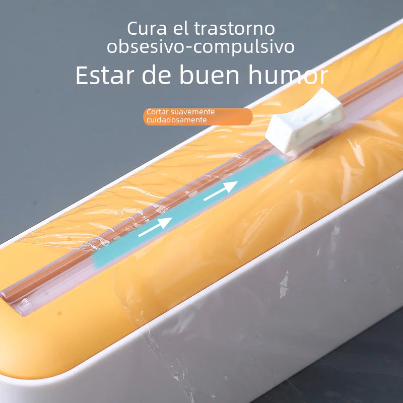 Magnetic Wall-Mounted Kitchen Foil and Wrap Cutter - Lunqara 