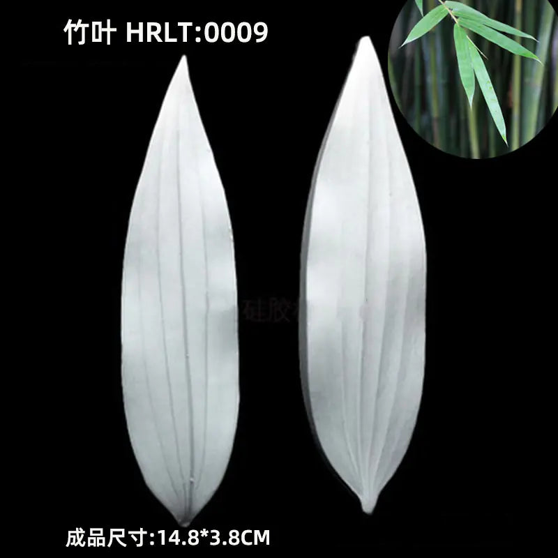 3D Silicone Molds for Leaf and Petal Decorations