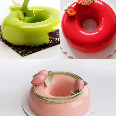 Donut Cake Mould for Baking Desserts and Mousse - Lunqara 