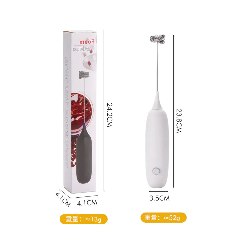 Handheld Electric Milk Frother for Home Baking