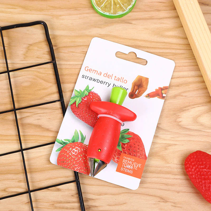 Stainless Steel Strawberry Stem Remover and Core Tool