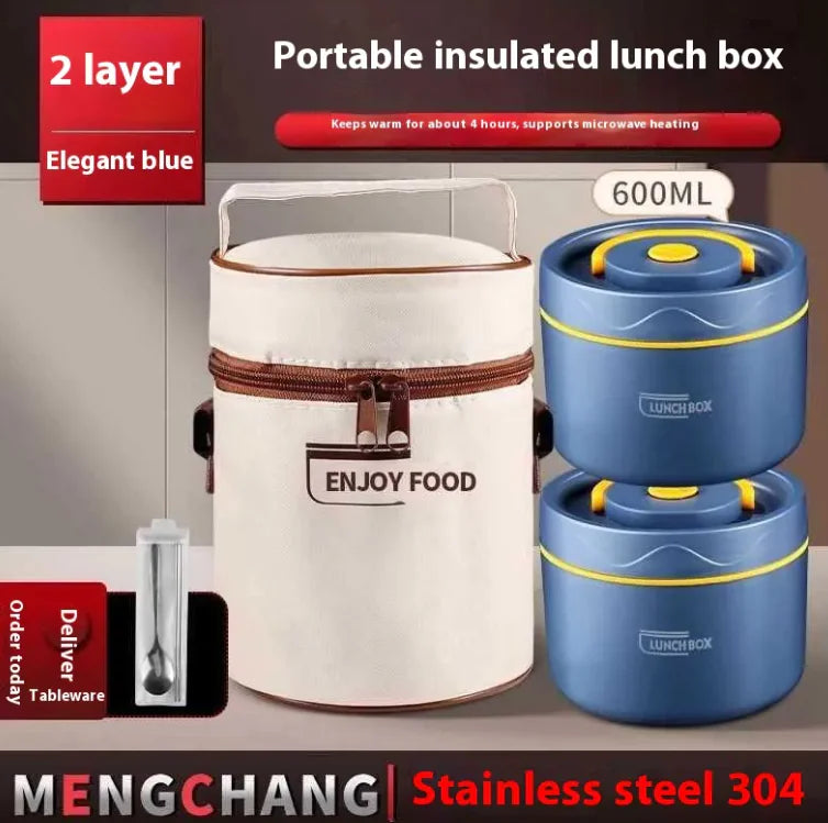 Multi-layer Extra Long Insulation Lunch Box