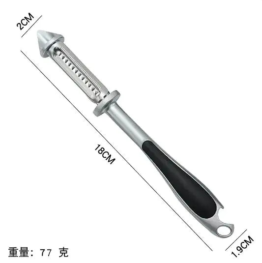 5-in-1 Zinc Alloy Multi-Functional Peeler - Lunqara 