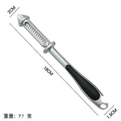 5-in-1 Zinc Alloy Multi-Functional Peeler - Lunqara 