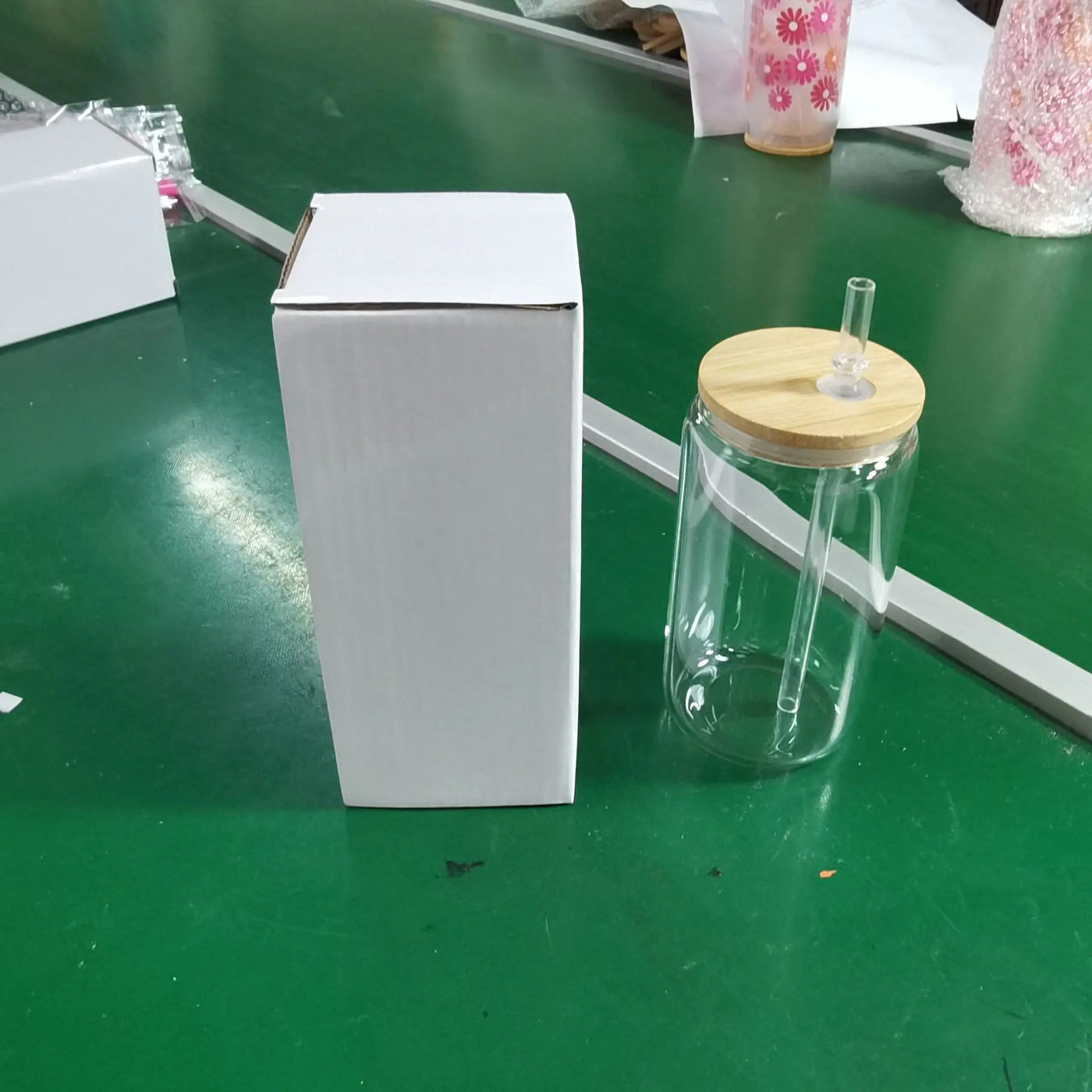 16oz High Borosilicate Glass Beer and Cola Cup - Lunqara 