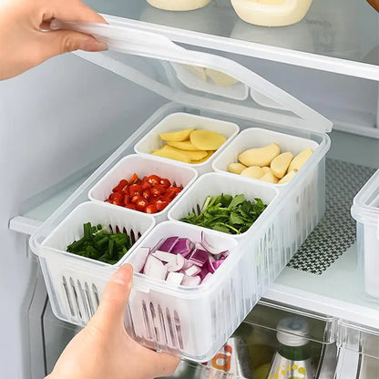 Kitchen Onion Ginger Garlic Storage Box for Refrigerator