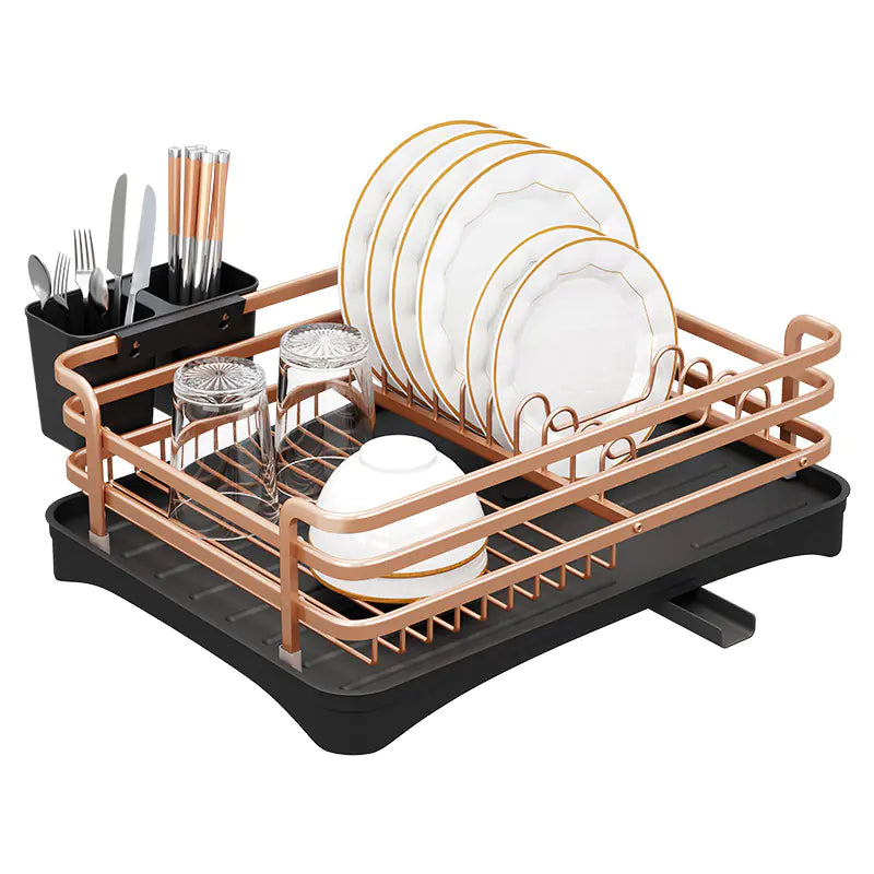 Multi-Functional Kitchen Dish Rack with Drainage System - Lunqara 