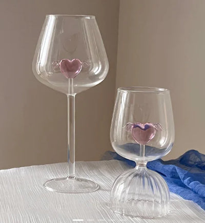 Luxury Crystal Wine Glass Set with Decanter and Goblets
