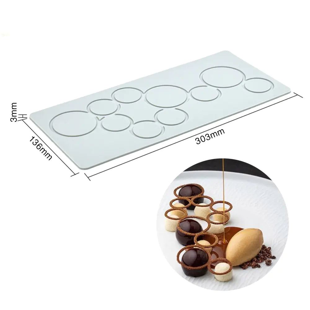Silicone Mold for Petal Leaf Geometric Baking Decor - Lunqara 