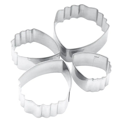 Stainless Steel Peony Cookie Cutter and Silicone Molds Set