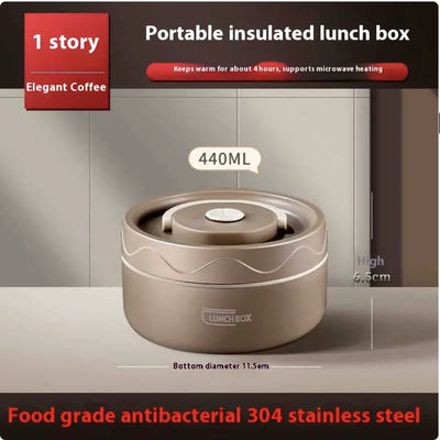 Extra-Long Insulated Stainless Steel Lunch Box