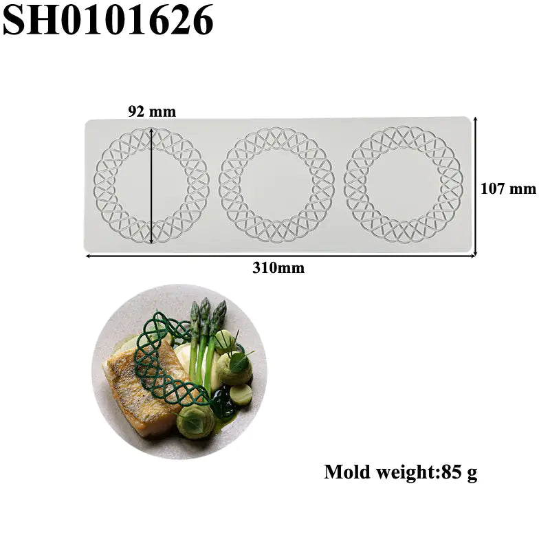 Silicone Leaf-Shaped Platter Molds for Desserts - Lunqara 