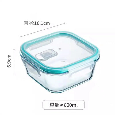 Large Glass Meal Prep Containers with Lids Set
