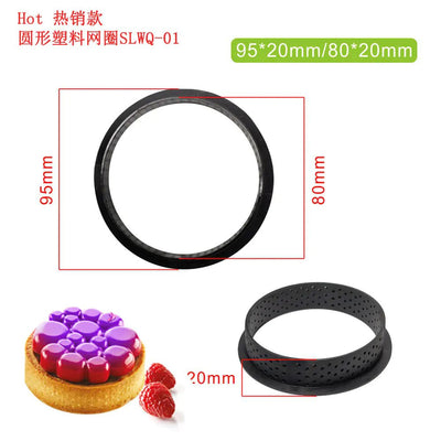 Heart - Shaped Sandstone Cake Silicone Mold and Steel Ring - Lunqara