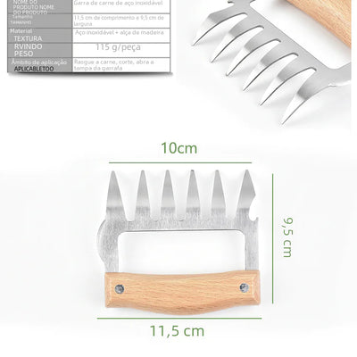 BBQ Meat Shredder Claws - Multi-Functional Tool - Lunqara 