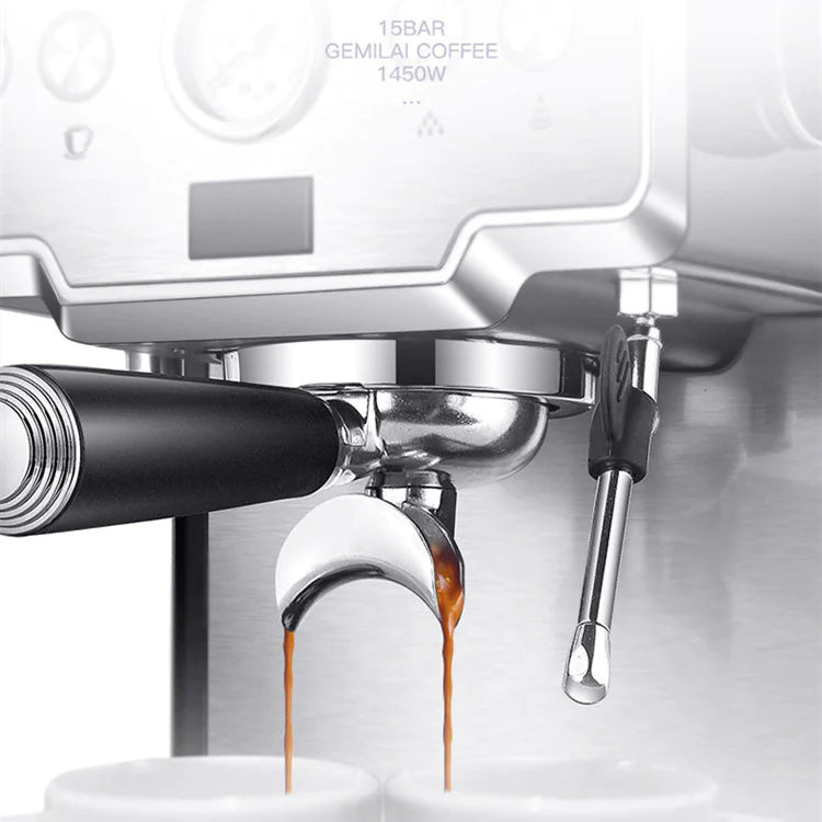 Italian Semi - Automatic Coffee Machine - Lunqara