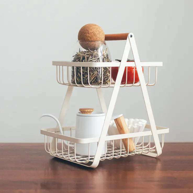 Nordic Style Removable Iron Fruit Basket for Kitchen Use - Lunqara 