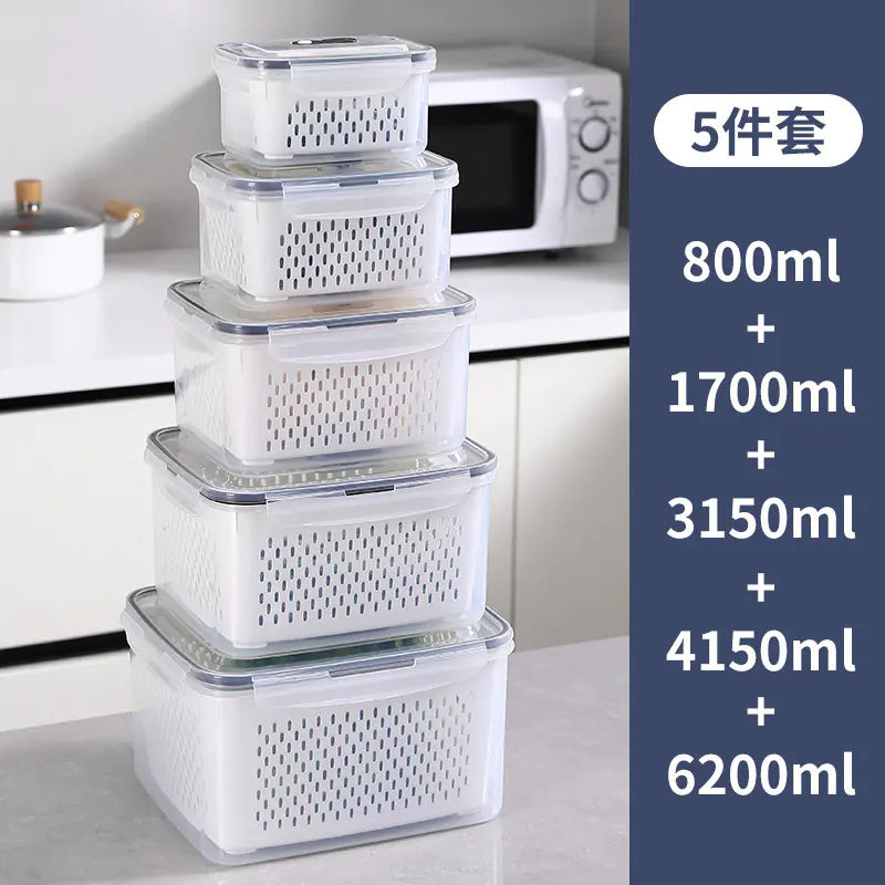 Multi-Functional Fruit and Vegetable Storage Box - Lunqara 
