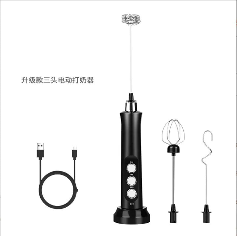 Portable USB Rechargeable Electric Milk Frother