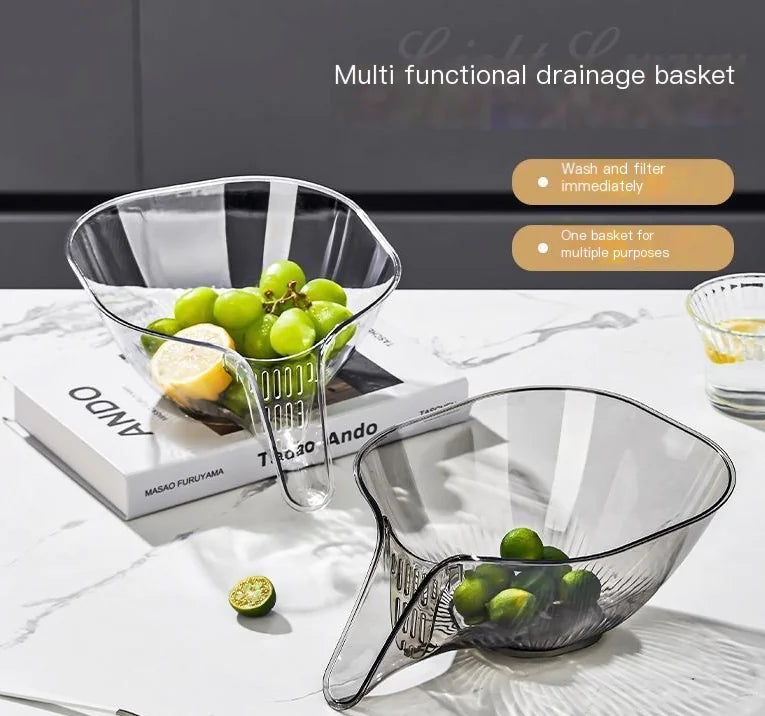 Multifunctional Draining Basket and Bowl for Kitchen - Lunqara 