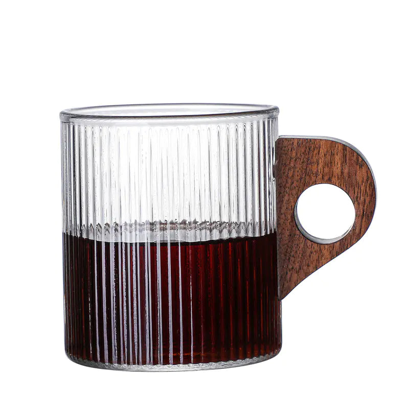 Italian Style Glass Coffee Cup
