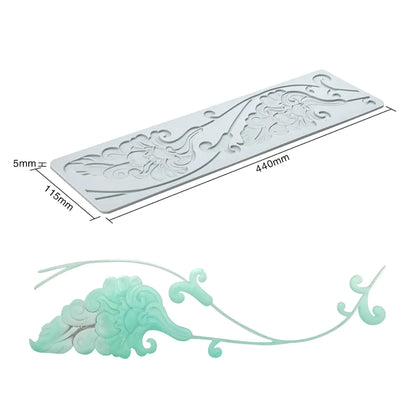 Silicone Mold for Petal Leaf Geometric Baking Decor - Lunqara 