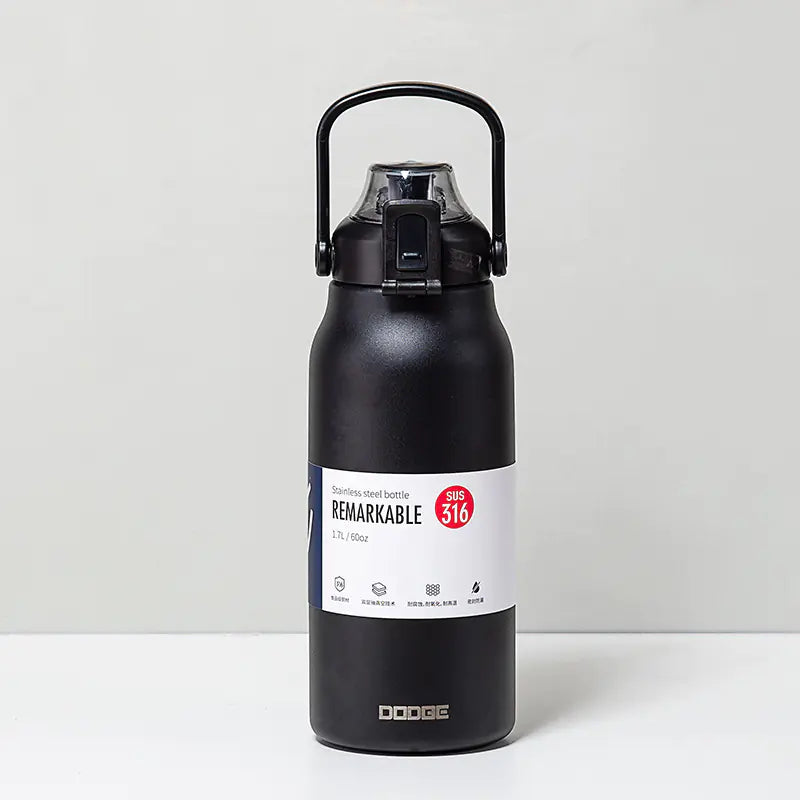 Dodge Large Capacity Insulated Stainless Steel Cup - Lunqara 
