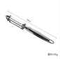 5-in-1 Zinc Alloy Multi-Functional Peeler - Lunqara 