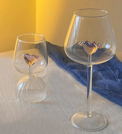 Luxury Crystal Wine Glass Set with Decanter and Goblets