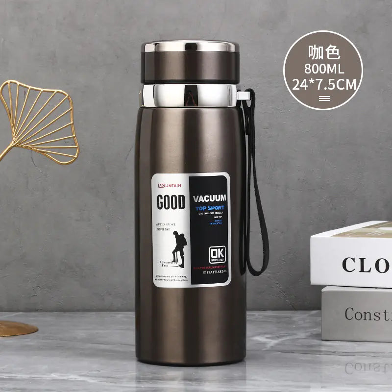 Stainless Steel Insulated Tea Cup 1000ml for Outdoors - Lunqara 