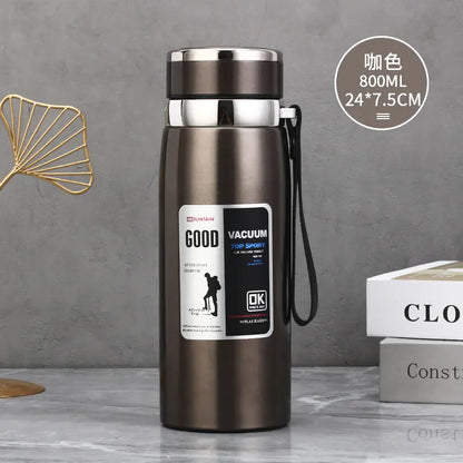 Stainless Steel Insulated Tea Cup 1000ml for Outdoors - Lunqara 