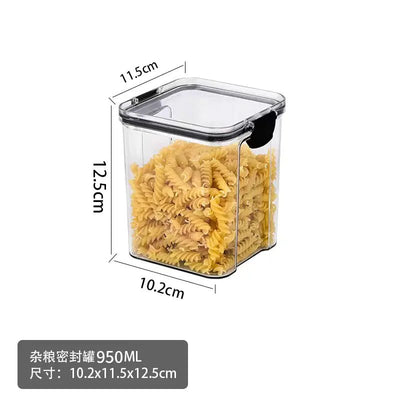 Food - Grade Plastic Sealing Jar for Snacks and Storage - Lunqara