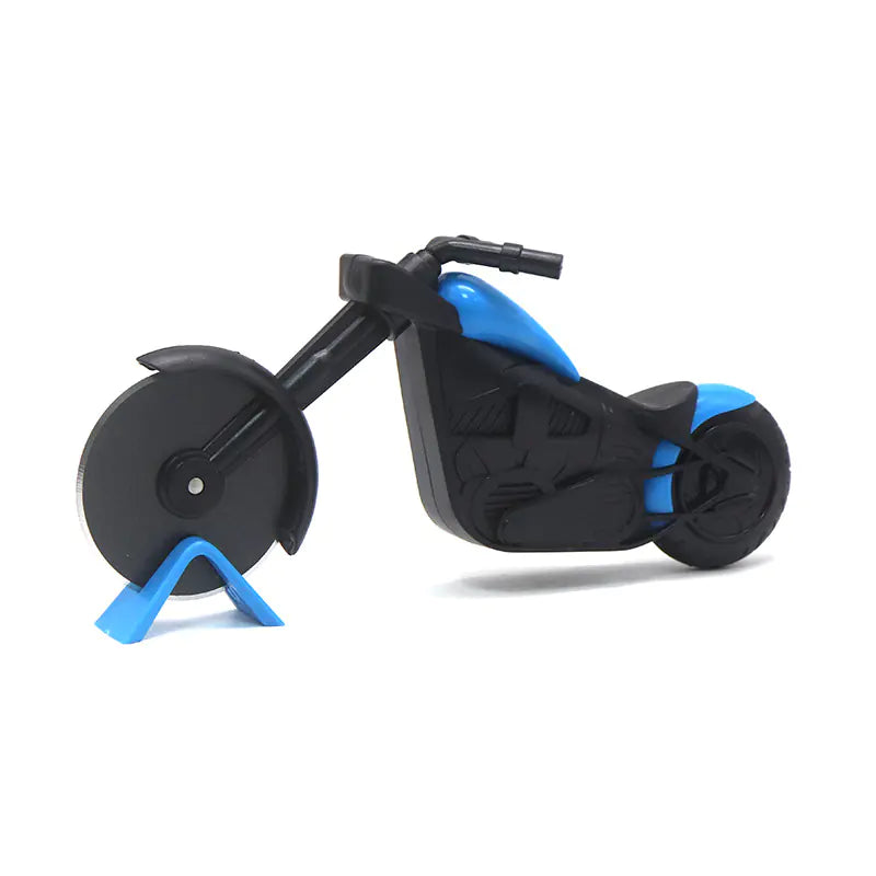 Stainless Steel Pizza Cutter - Cute Motorcycle Design - Lunqara 