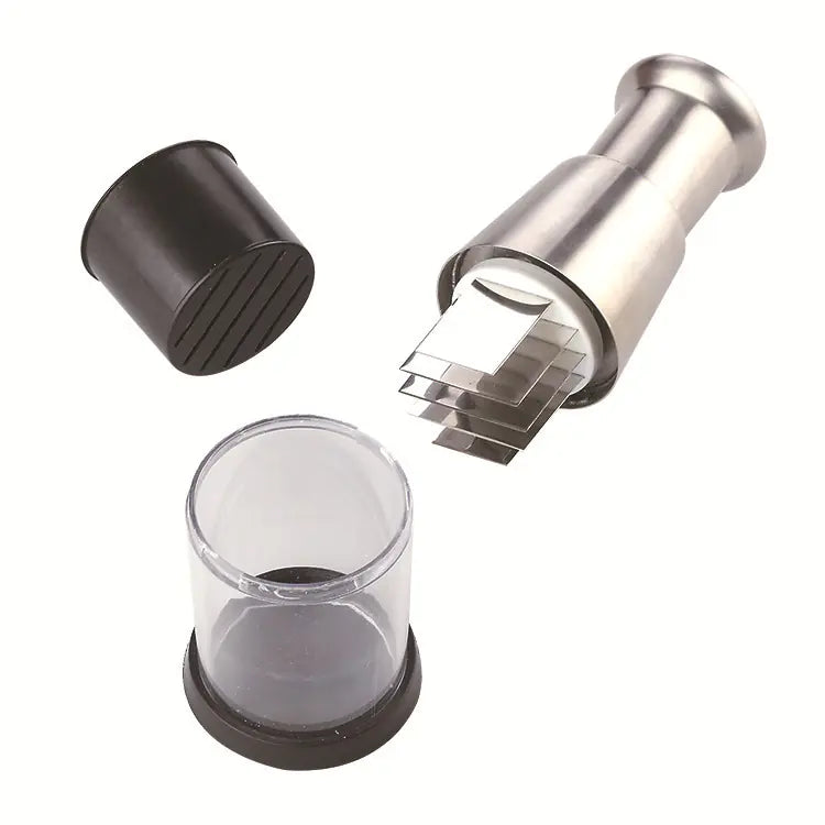 304 Stainless Steel Garlic Press and Slicer for Kitchen - Lunqara 