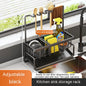 Multifunctional Kitchen Sink Organizer with Draining Rack - Lunqara 